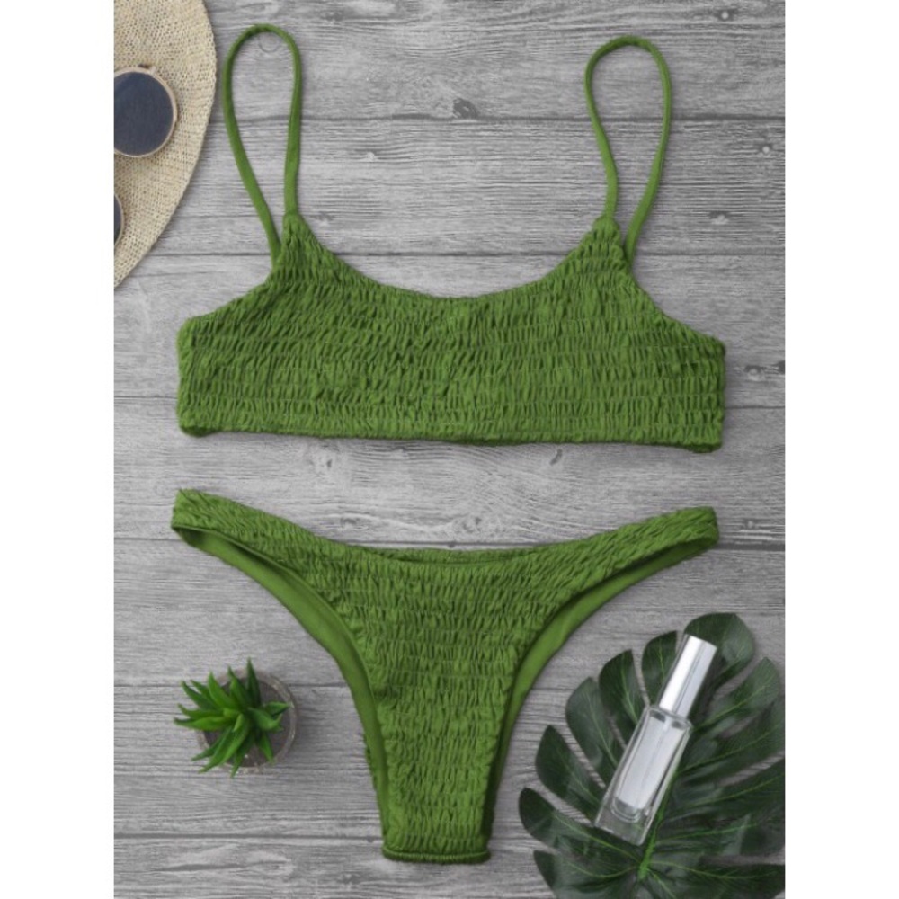 Zaful Green Bikini
